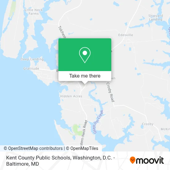 Kent County Public Schools map