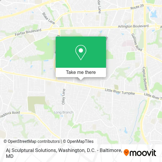 Aj Sculptural Solutions map