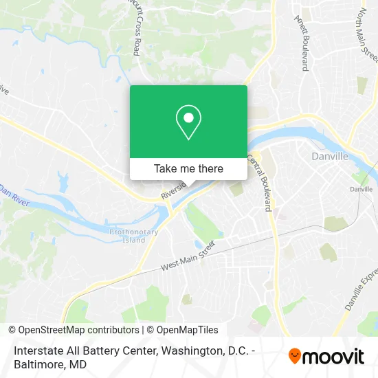 Interstate All Battery Center map