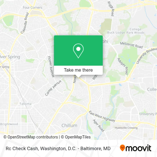 Rc Check Cash map