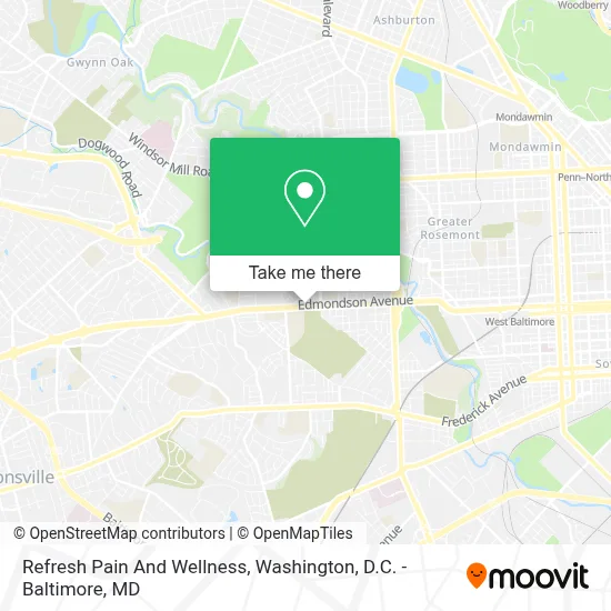 Refresh Pain And Wellness map