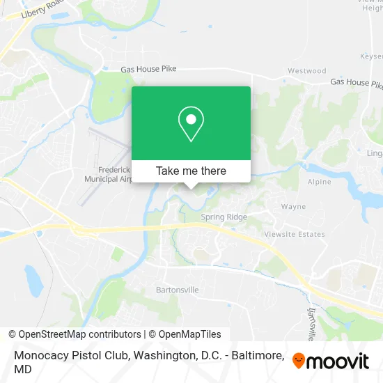 Monocacy Pistol Club map