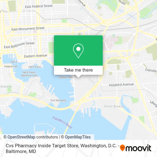 Cvs Pharmacy Inside Target Store map