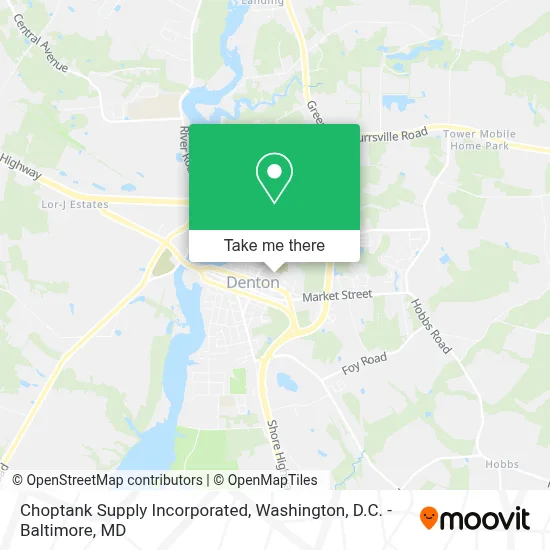Choptank Supply Incorporated map