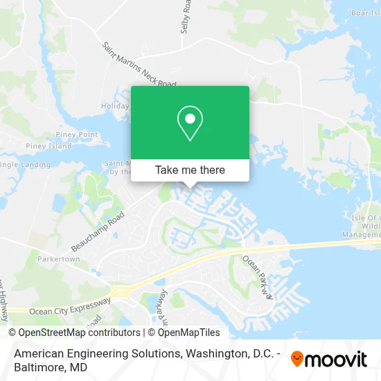 American Engineering Solutions map