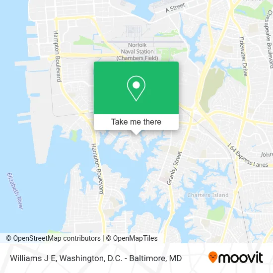 Williams J E map