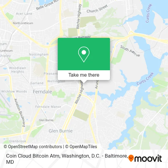 Coin Cloud Bitcoin Atm map