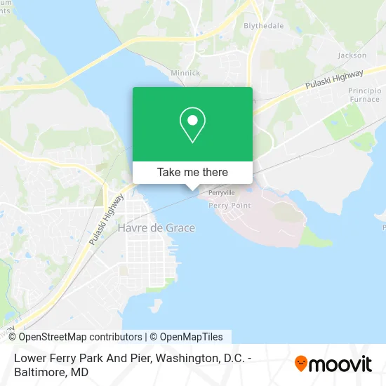 Lower Ferry Park And Pier map