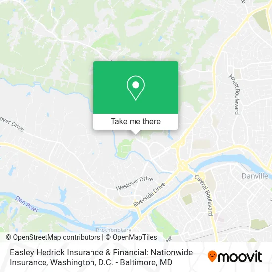 Easley Hedrick Insurance & Financial: Nationwide Insurance map
