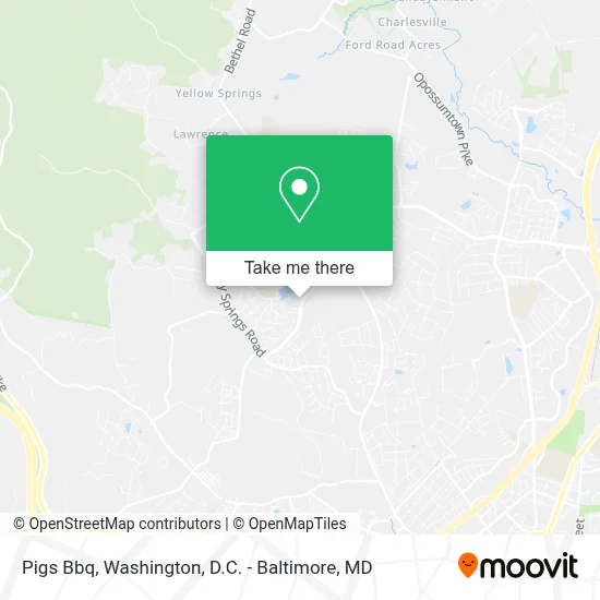 Pigs Bbq map
