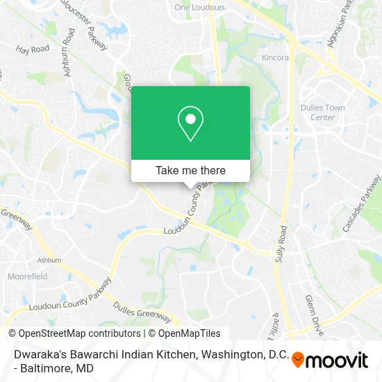 Dwaraka's Bawarchi Indian Kitchen map