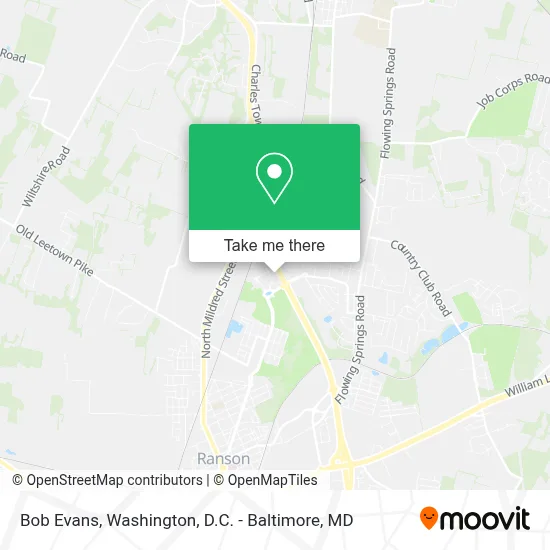 Bob Evans map