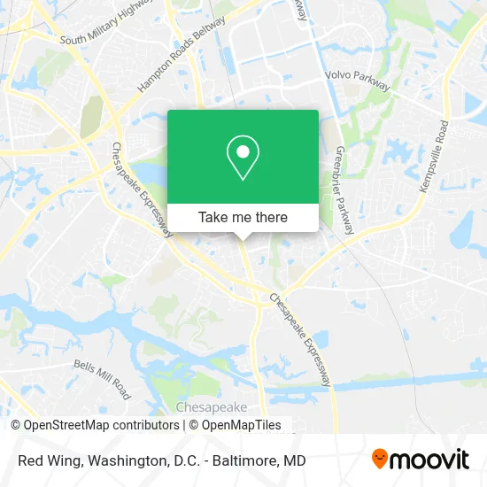 Red Wing map