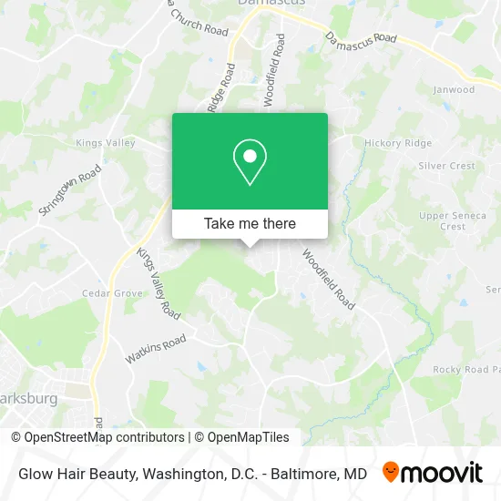 Glow Hair Beauty map