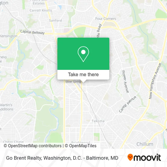 Go Brent Realty map