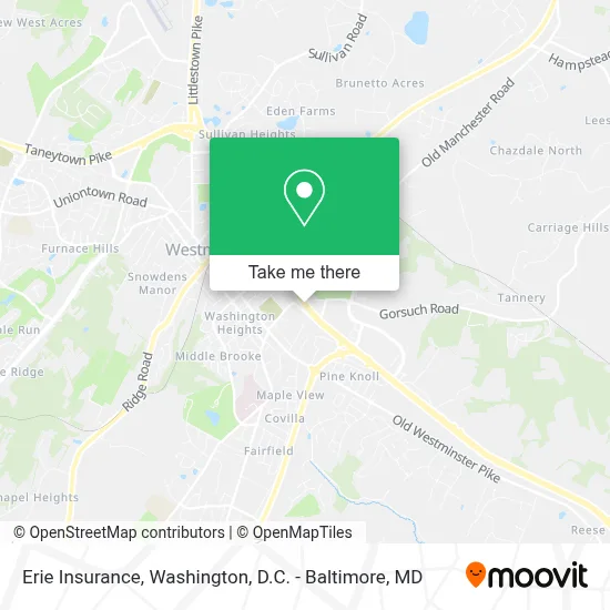 Erie Insurance map