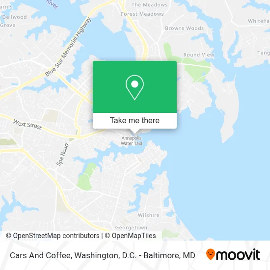 Cars And Coffee map