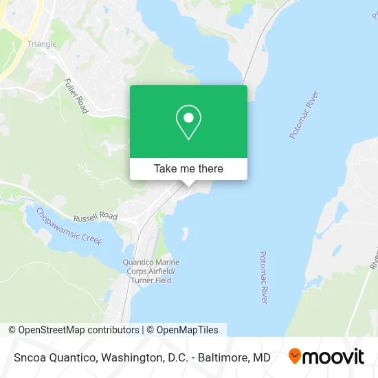 Sncoa Quantico map