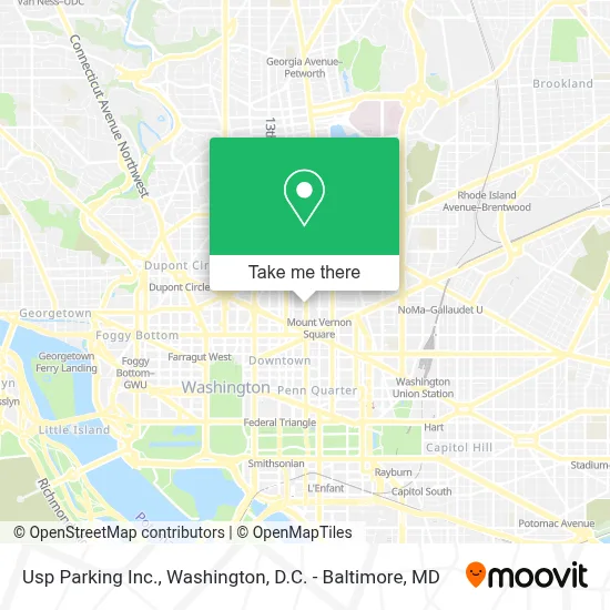 Usp Parking Inc. map