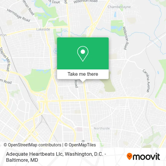 Adequate Heartbeats Llc map