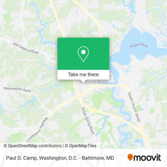 Paul D. Camp map