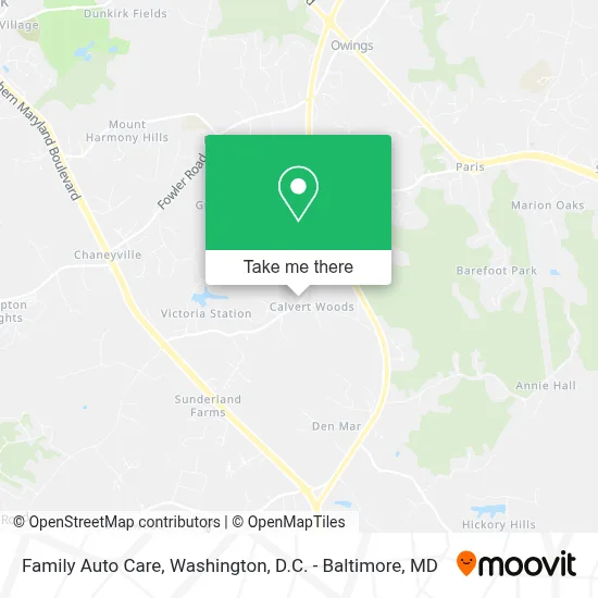 Family Auto Care map