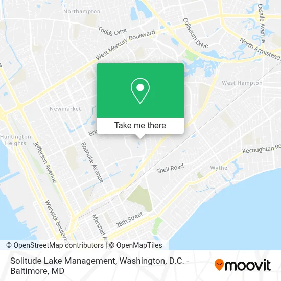 Solitude Lake Management map