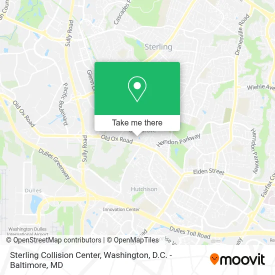 Sterling Collision Center map