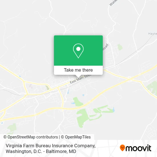 Virginia Farm Bureau Insurance Company map