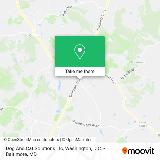 Dog And Cat Solutions Llc map