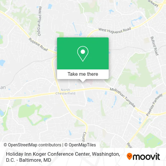 Holiday Inn Koger Conference Center map