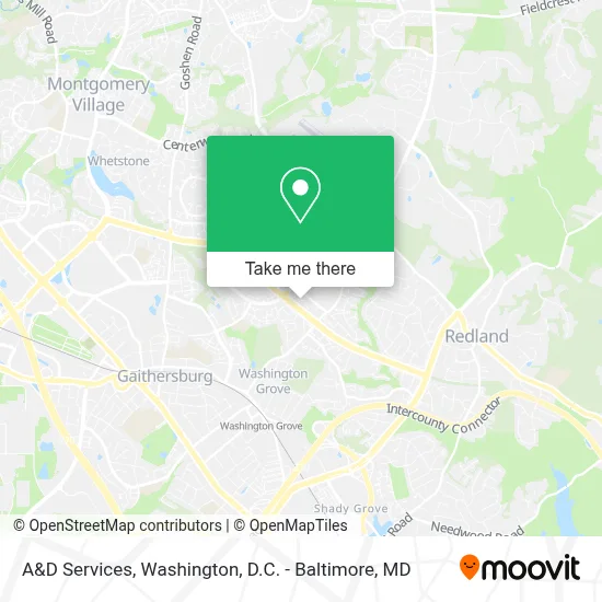 A&D Services map