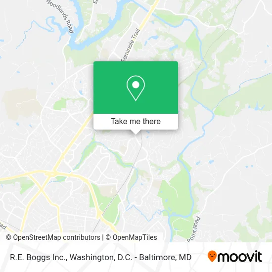 R.E. Boggs Inc. map