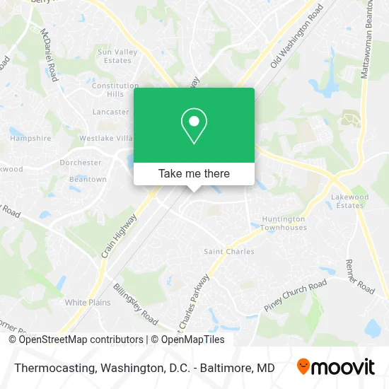 Thermocasting map
