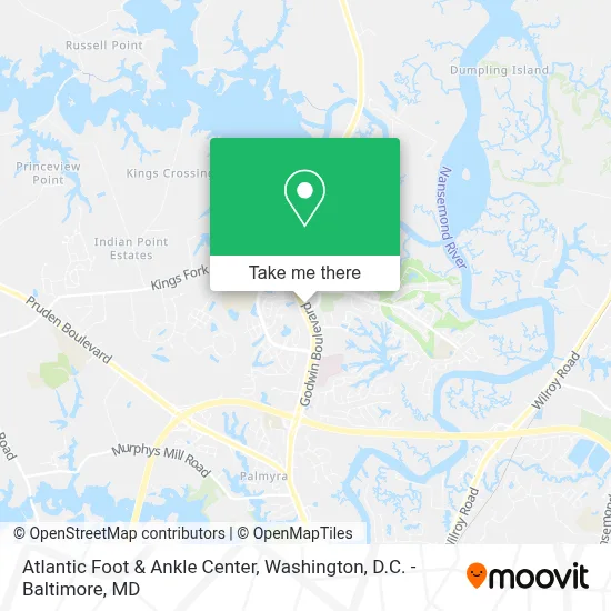 Atlantic Foot & Ankle Center map