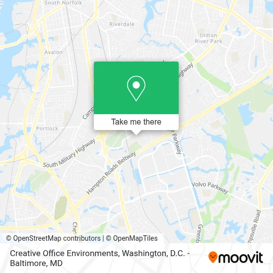 Creative Office Environments map
