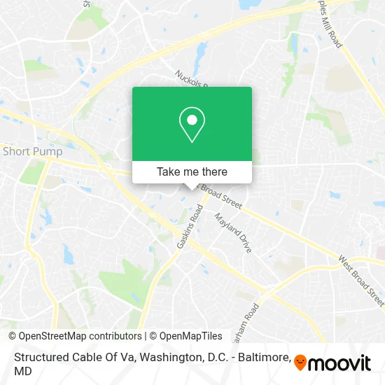 Structured Cable Of Va map