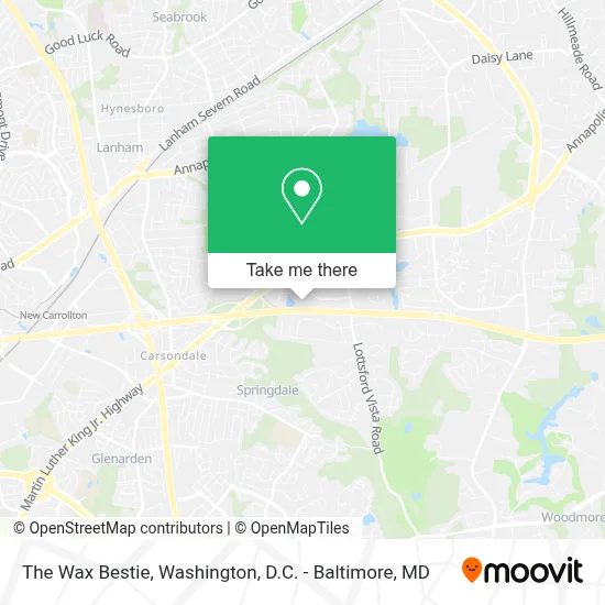 The Wax Bestie map