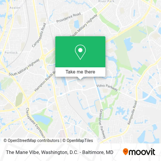 The Mane Vibe map