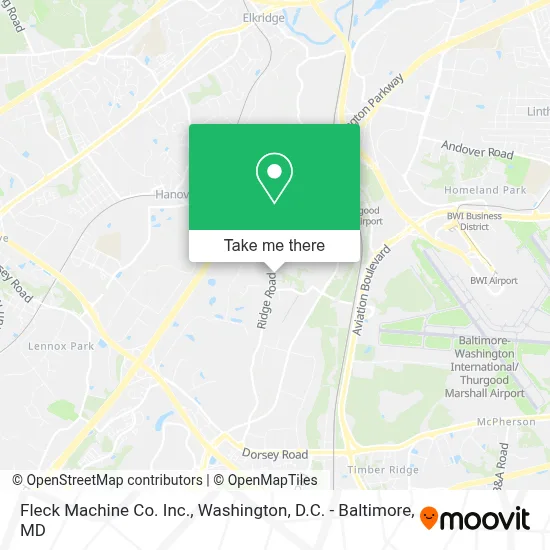 Fleck Machine Co. Inc. map