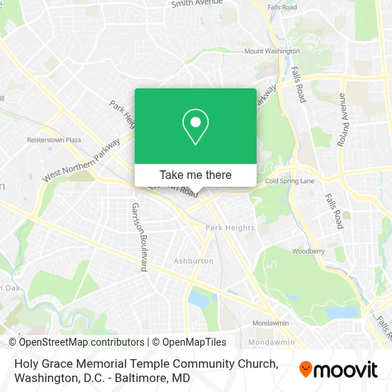 Holy Grace Memorial Temple Community Church map