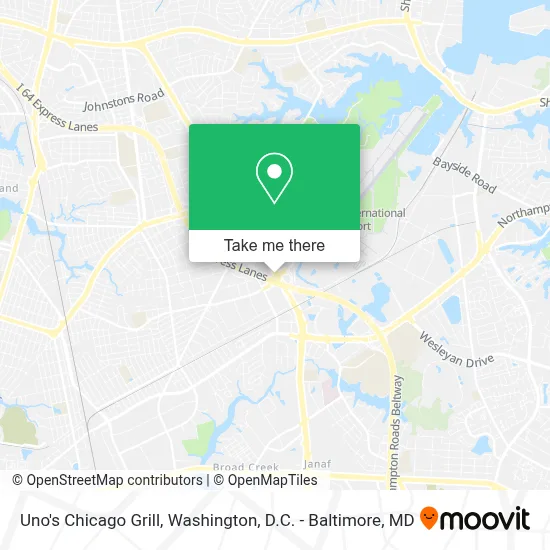 Uno's Chicago Grill map