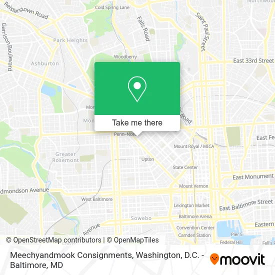 Meechyandmook Consignments map