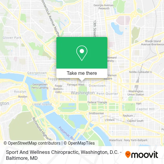 Sport And Wellness Chiropractic map