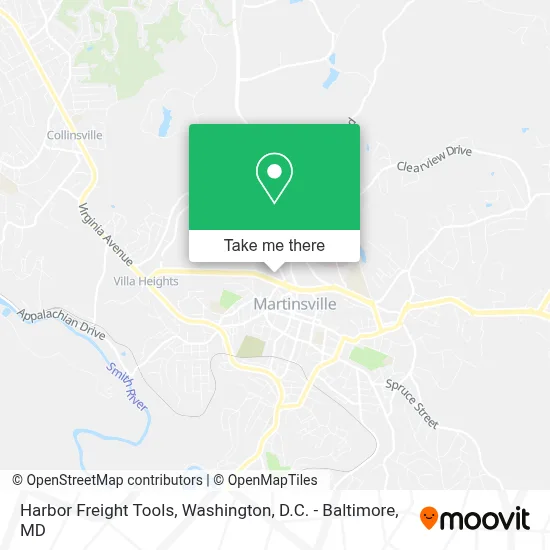 Harbor Freight Tools map