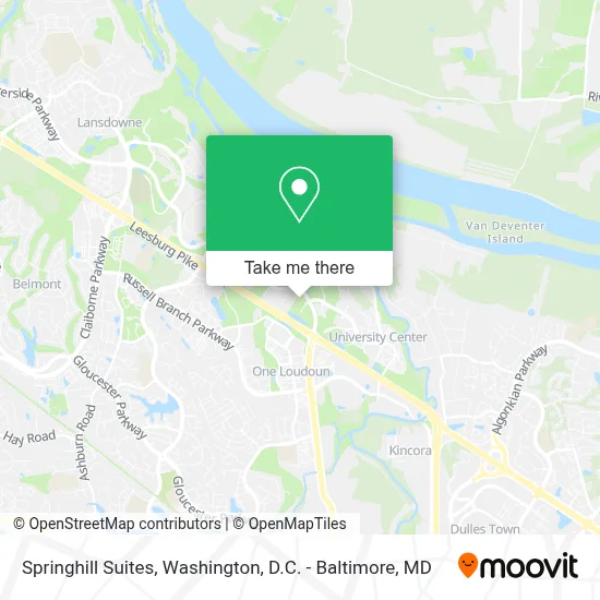 Springhill Suites map