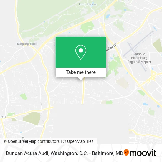 Duncan Acura Audi map
