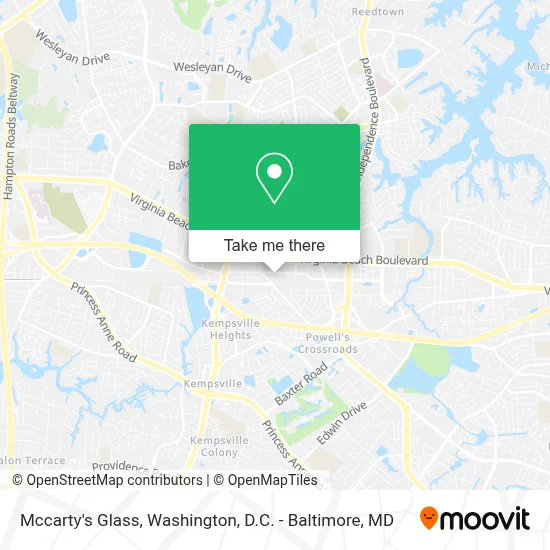 Mccarty's Glass map
