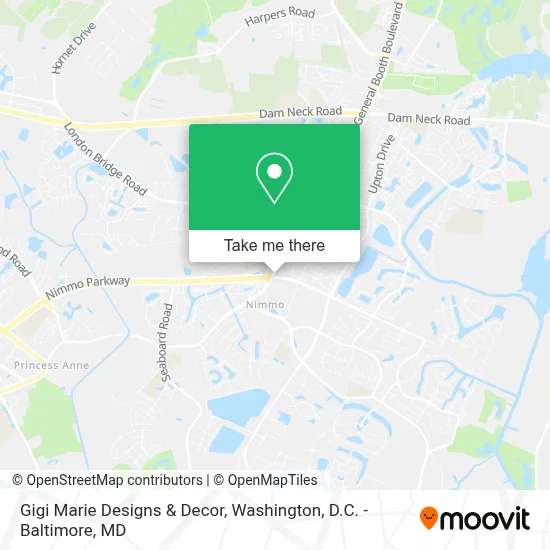 Gigi Marie Designs & Decor map