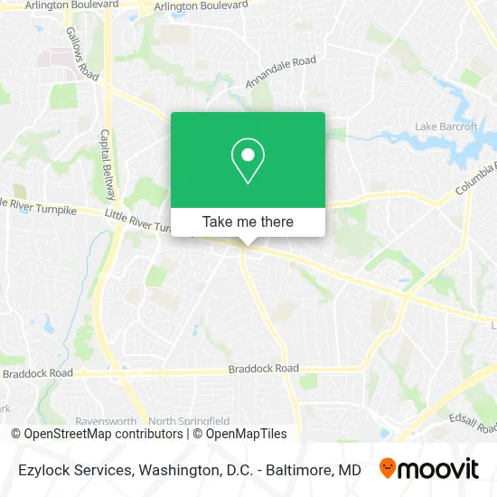 Ezylock Services map